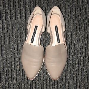 French connection suede and leather flats 7